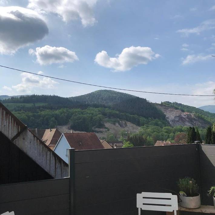 Gîte pour 8 personnes, avec balcon et vue à Muhlbach-sur-Munster