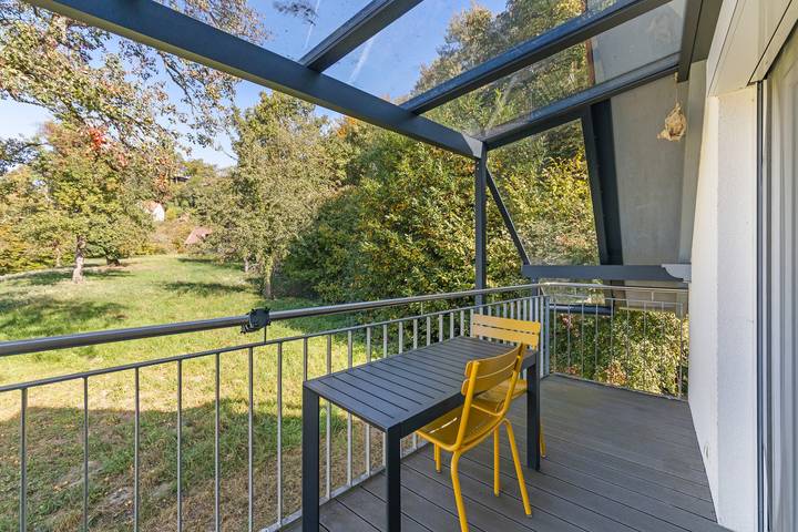 Ganze Wohnung, Apartment „Studio Süßenmühle“ mit Seeblick, privatem Garten und WLAN in FKK Badestrand Süßenmühle, Sipplingen