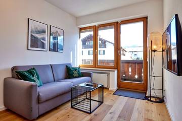 Ferienwohnung für 3 Personen, mit Garten und Ausblick in Garmisch-Partenkirchen
