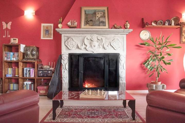 Ferienhaus für 3 Personen, mit Balkon und Terrasse sowie Garten und Ausblick