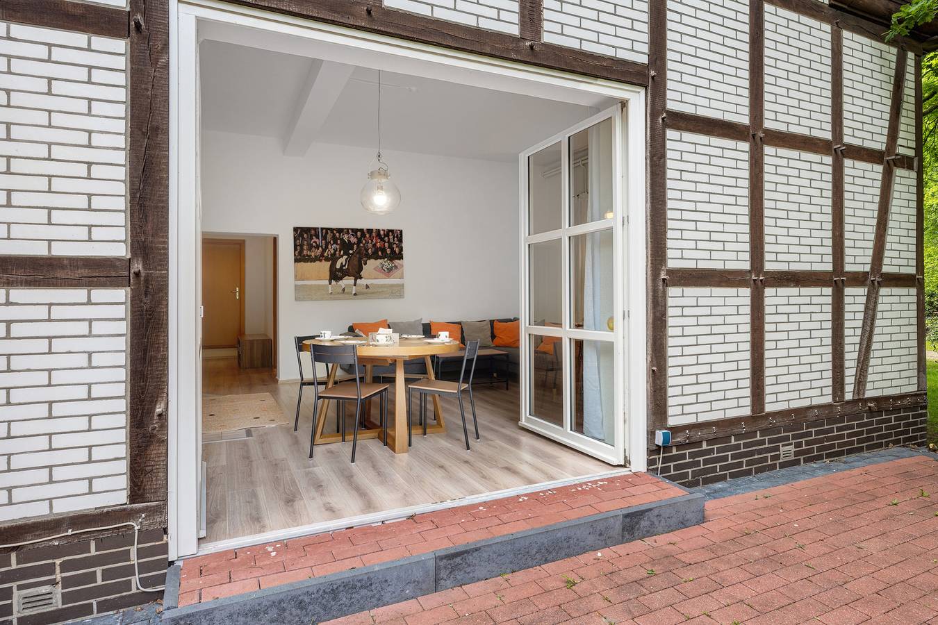 Ganze Wohnung, Ferienwohnung 'Inmitten Heide Und Natur' mit gemeinsamer Terrasse, privatem Garten und Wi-Fi in Soltau, Landkreis Heidekreis