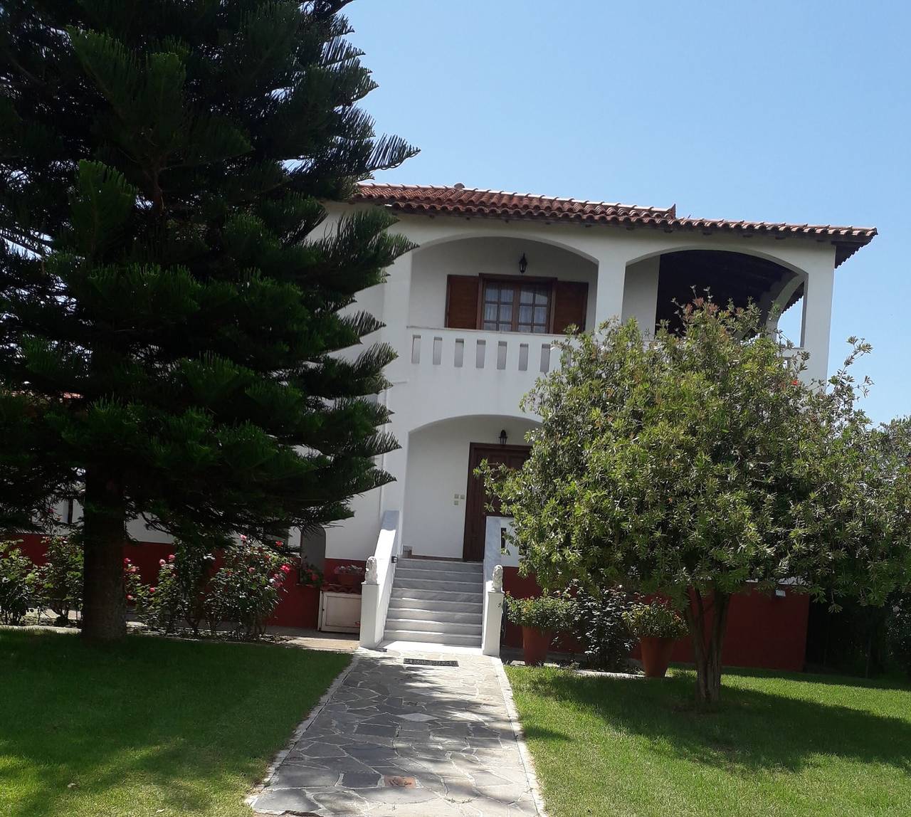 Landhaus 'Family Villa Dora' mit Meerblick, Wlan und Klimaanlage in Golf von Kyparissia