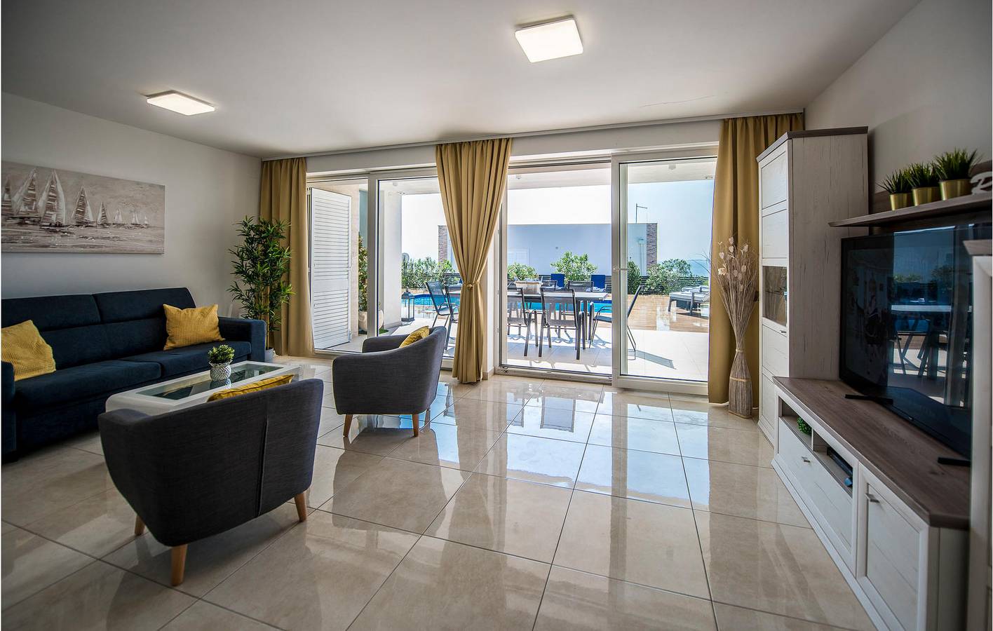 Ferienhaus für 8 Personen mit Terrasse in Gajac, Pag