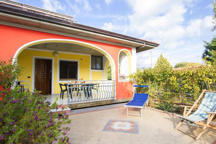 Vakantiewoning voor 4 personen, met Terras en Tuin in Campania