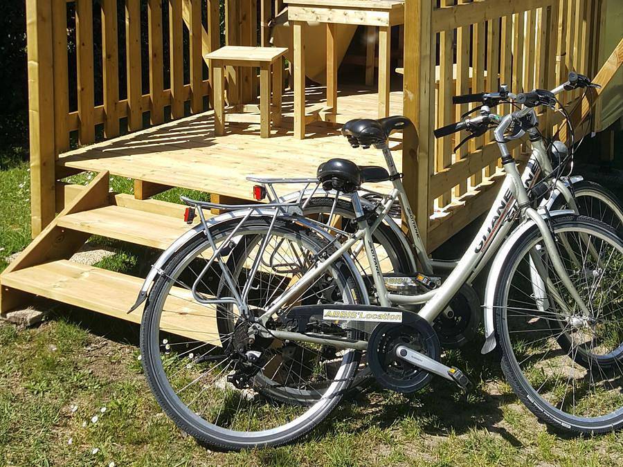 Camping Le Tindio - Bungalowzelt 2 personen in Arzon, Côte des Mégalithes