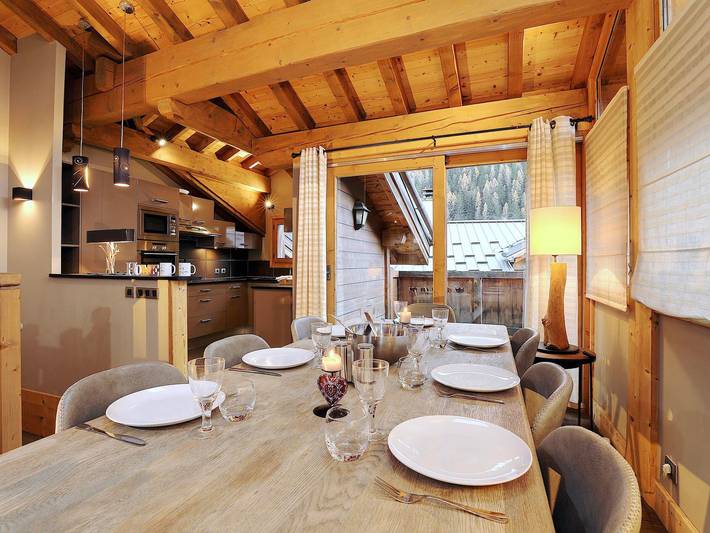 Location de vacances pour 10 personnes, avec terrasse dans Courchevel 1300 (Le Praz) - 3