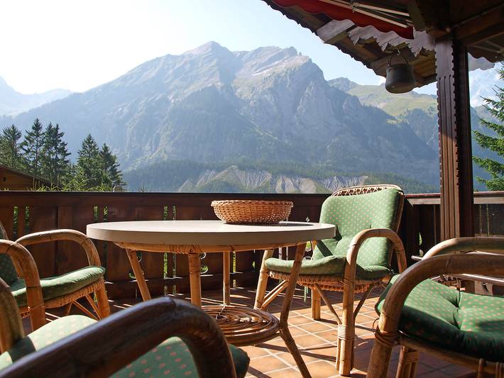 Location de vacances pour 6 personnes, avec balcon et jardin à Kandersteg - 2