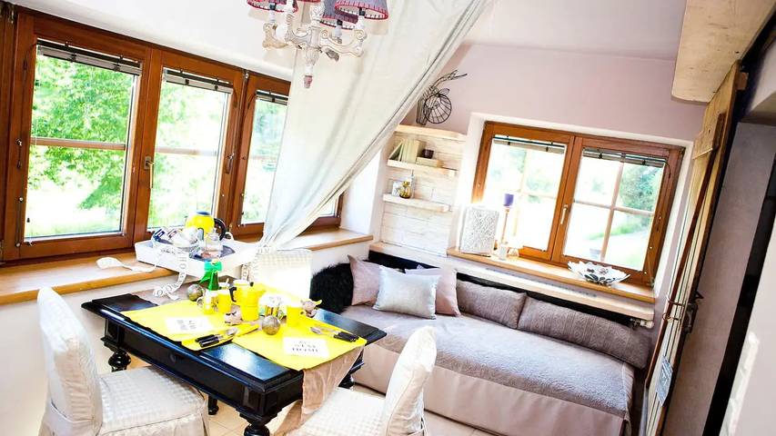 Ferienwohnung für 4 Personen, mit Sauna und Balkon