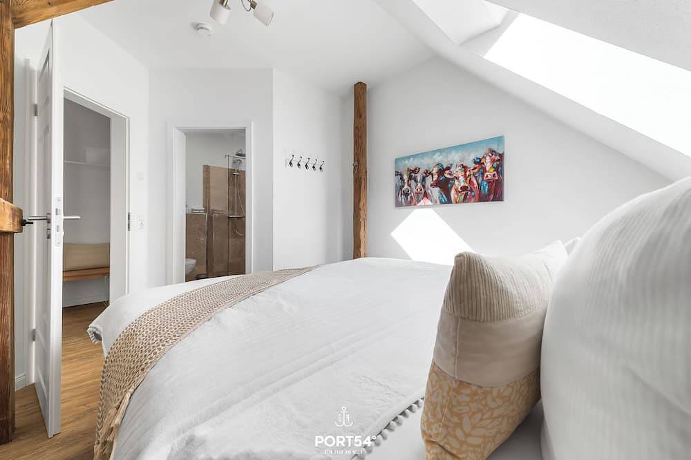 Ganze Wohnung, Flunder- moderne Ferienwohnung auf 94 m² mit Balkon und Strandkorb in Hedwigenkoog, Dithmarschen