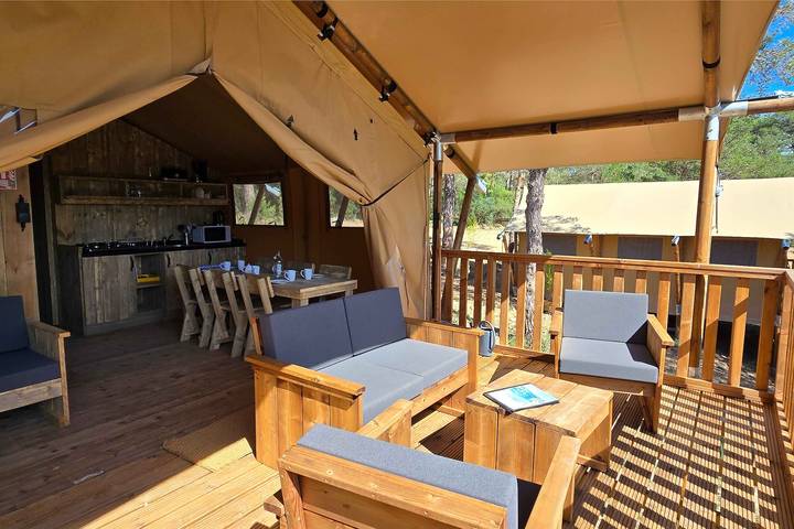 Camping für 5 Personen, mit Balkon und Pool, mit Haustier in der Verdonschlucht - 2