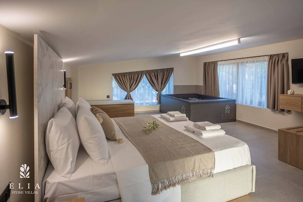 Deluxe Private Pool Villa, Elia Stone Villas in Thassos