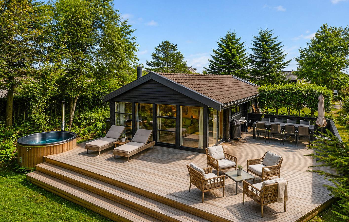 Ferienhaus für 4 Personen mit Terrasse in Hadsund, Himmerland