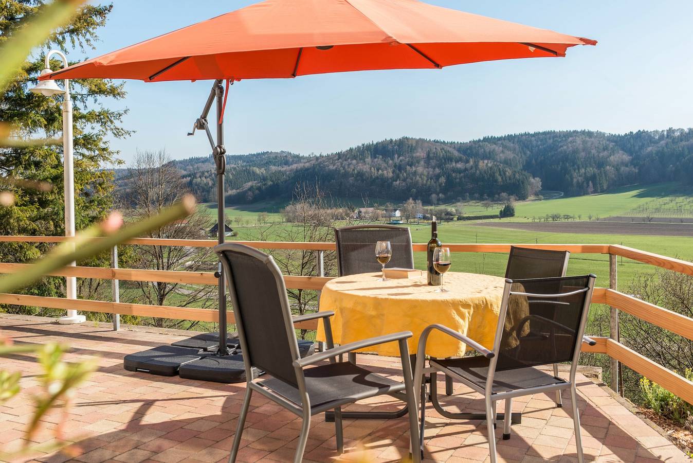 Ganze Wohnung, Ferienwohnung 'Ferienparadies Bodensee Fewo2' mit Bergblick, Gemeinschaftspool und Wlan in Billafingen, Owingen