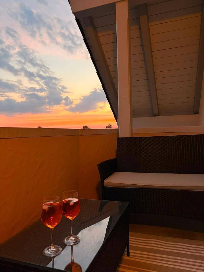 Ferienwohnung für 4 Personen, mit Balkon und Ausblick