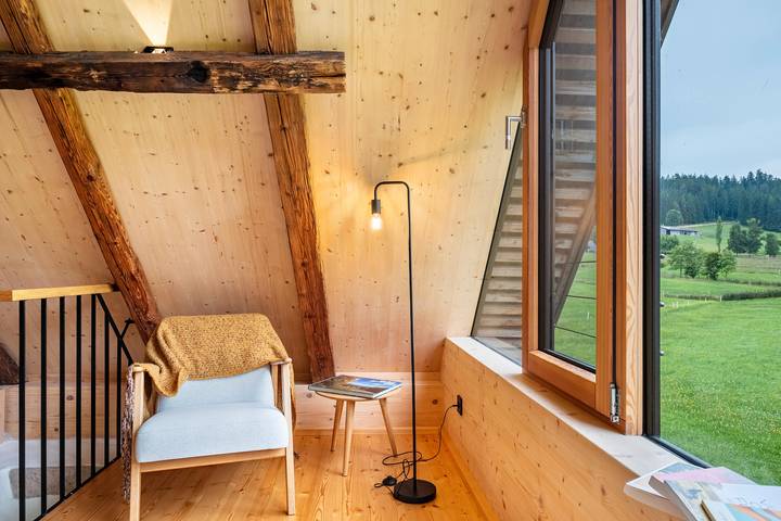 Ferienhaus für 5 Personen, mit Garten und Balkon sowie Seeblick in Mittlerer Schwarzwald - 4