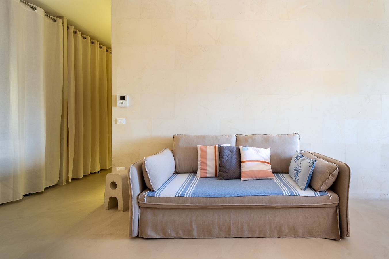 Ganze Wohnung, Apartment 'Biancomare Otranto - 6' mit Balkon, Wlan und Klimaanlage in Otranto, Otranto und Umgebung