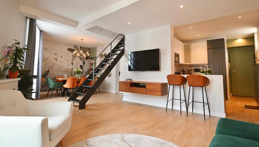 Gîte pour 8 personnes, avec vue et balcon à Meudon