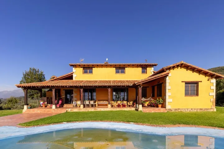 Maison de vacances pour 11 personnes, avec piscine et vue ainsi que jardin et terrasse, animaux acceptés - 1
