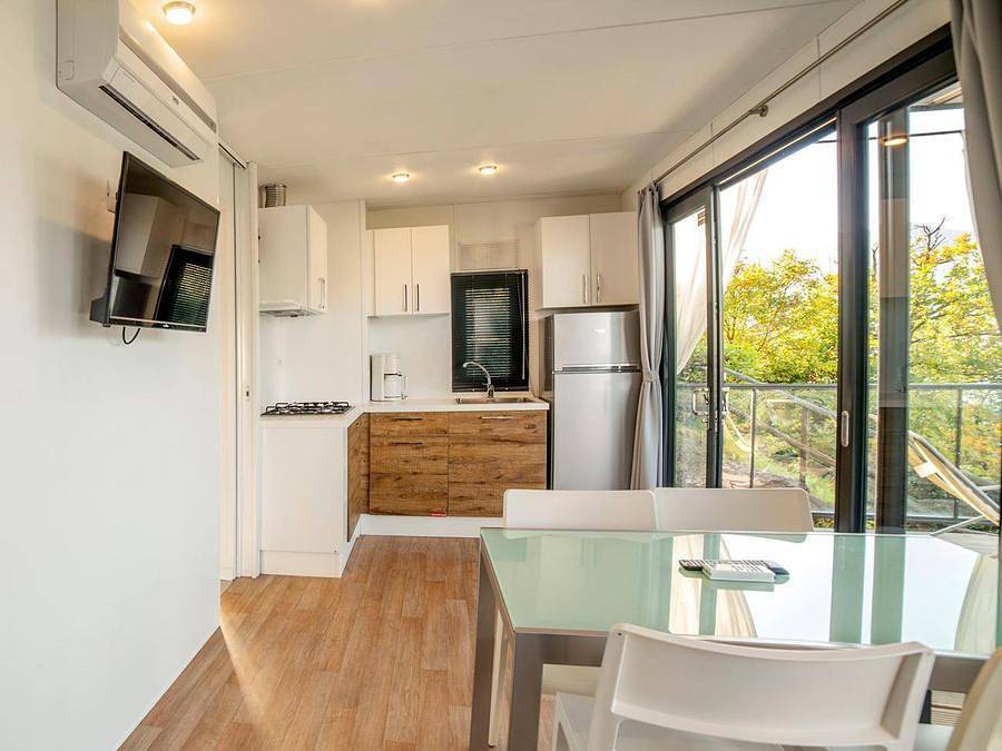Weekend Glamping Resort - Mobilheim 5 personen - Nächstes Xl-Panorama in San Felice del Benaco, Gardasee-Berge
