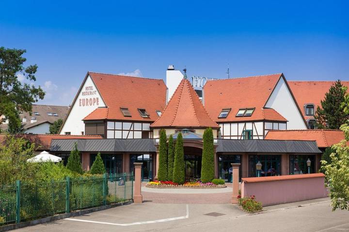 Hôtel pour 2 personnes, avec Terrasse et Jardin à Horbourg-Wihr