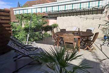 Gîte pour 5 personnes, avec jardin à Rodern