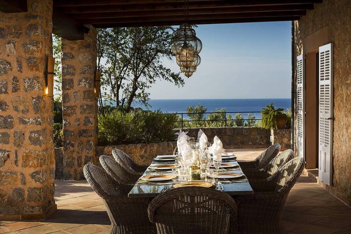 Chalet para 8 personas con balcón in Port des Canonge, Bañalbufar
