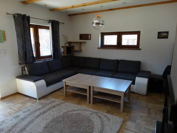 Dom dla 16 osób, z ogród i jacuzzi w Mamry