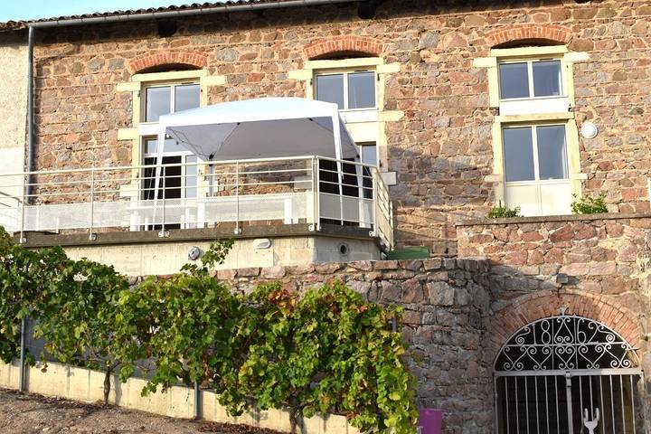 Gîte pour 15 personnes, avec Terrasse et Vue à Saint-Étienne-des-Oullières
