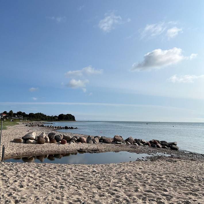 Ferienhaus für 4 Personen, mit Terrasse und Garten sowie Ausblick in der Eckernförder Bucht