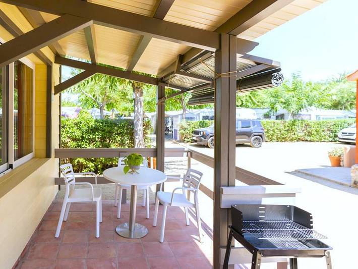 Camping Del Mar - Mobilhome 4 personas - Bungalow Premium adaptado 4 pers in Platja de la Conca (Malgrat de Mar), Malgrat de Mar