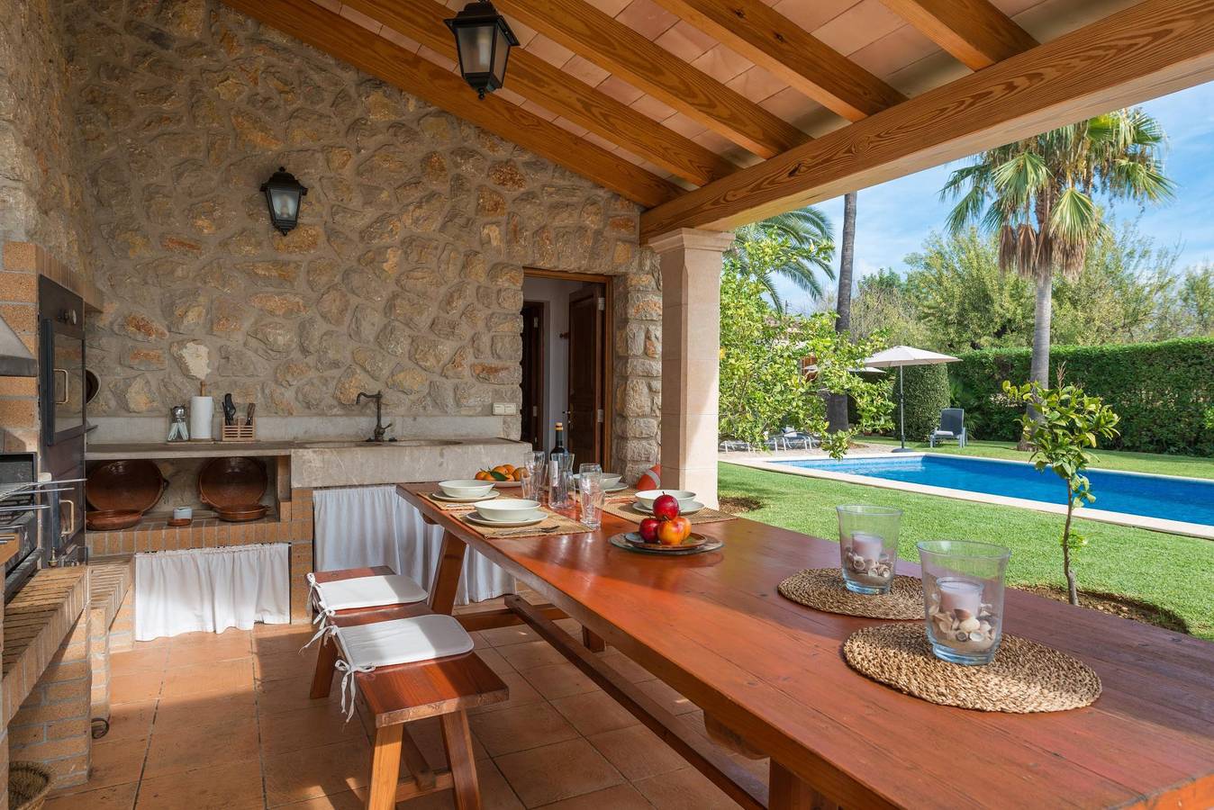Finca Pou Nou - Fantastique villa, avec piscine privée, à 750 mètres d\'Inca. Wi-Fi gratuit in Inca, Majorque l'intérieur des terres