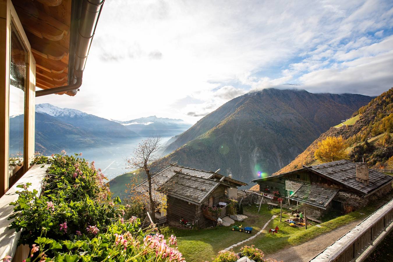 Ganze Wohnung, Apartment „Bergsteiger – Patleidhof“ mit Bergblick und privater Sauna am Balkon in Naturns, Texelgruppe