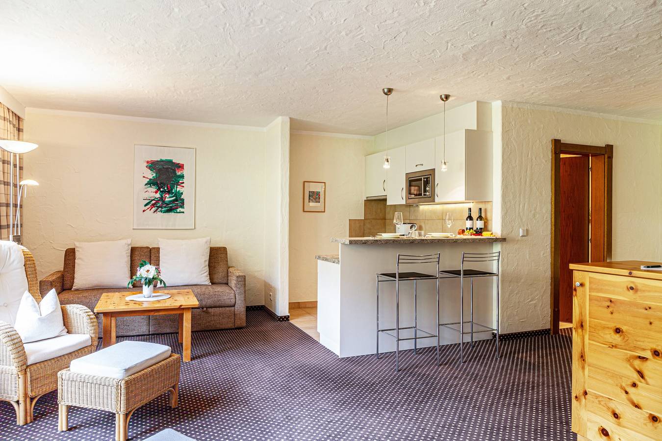 Ganze Wohnung, Ferienwohnung W6 Haus Ganghofer mit Bergblick, Balkon und Wlan in Leutasch, Innsbruck Land