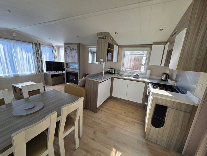 Blockhütte für 6 Personen mit Terrasse in Poole, Poole Harbour