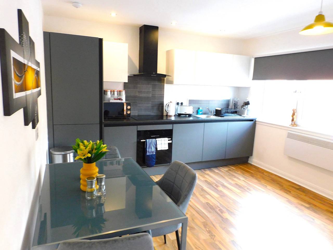 Appartement entier, Appartement de vacances pour 4 personnes avec jardin in Hamilton, South Lanarkshire
