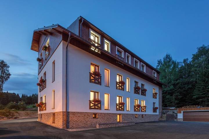 Ferienhaus für 6 Personen, mit Ausblick und Garten im Böhmerwald