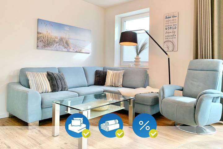 Ferienhaus für 8 Personen, mit Ausblick und Sauna sowie Garten