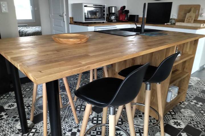 Location de vacances pour 6 personnes, avec vue et jardin, adapté aux familles à Réville - 4