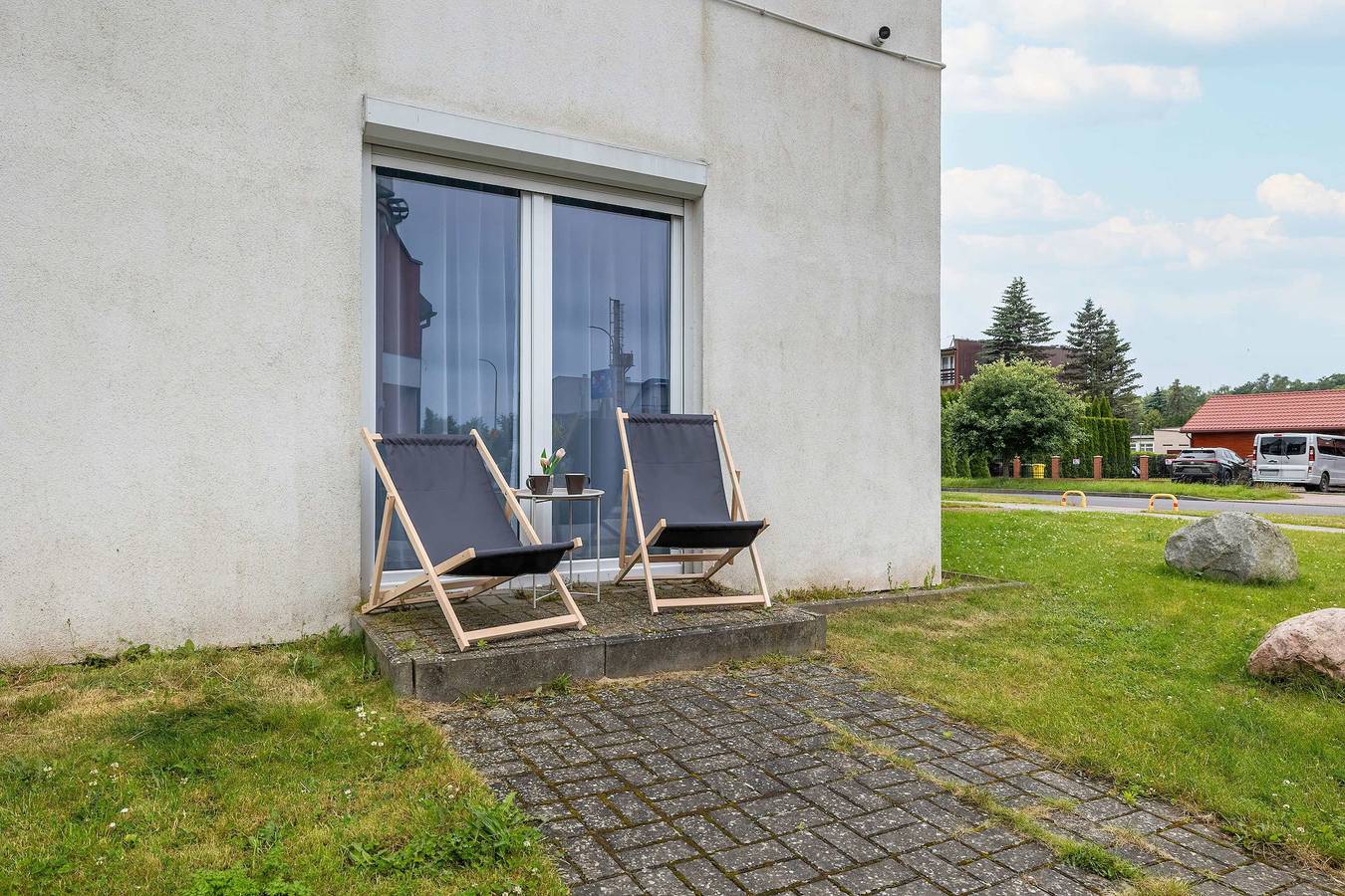 Ganze Wohnung, Ferienwohnung für 4 Personen mit Balkon/Terrasse in Darłówko, Darłowo