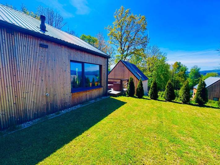 Ferienhaus für 4 Personen, mit Garten und Ausblick sowie Seeblick in Tschechien - 4