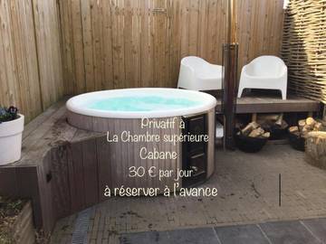 Chambre d’hôte pour 2 personnes, avec balcon ainsi que jardin et jacuzzi à La Hulpe