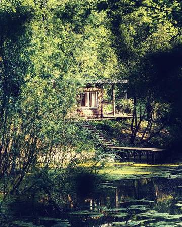 Chambre d’hôte pour 2 personnes, avec jardin ainsi que vue et vue sur le lac à Chaumont-Gistoux