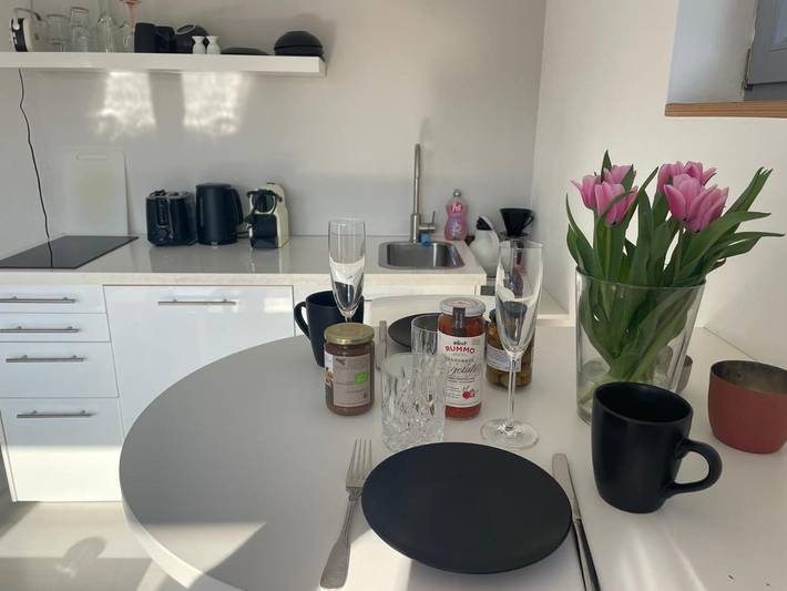 Ferienwohnung für 2 Personen, mit Terrasse und Garten sowie Ausblick in Schwedeneck