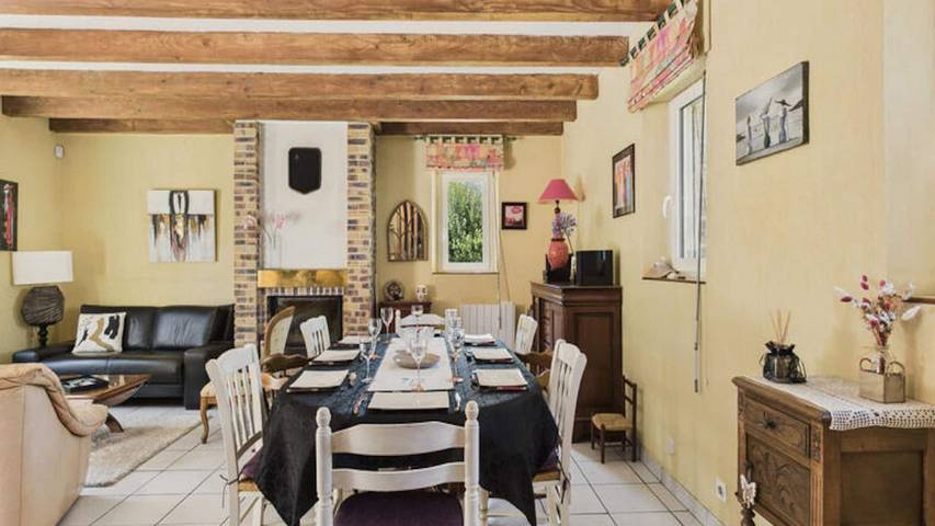 Gîte pour 9 personnes, avec jardin, animaux acceptés dans Plage Kerler Fouesnant - 4