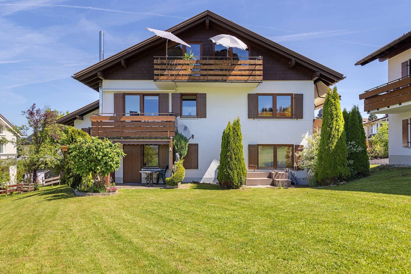 Ganze Wohnung, Apartment „Krokus“ mit Bergblick, Balkon und Wlan in Weiler-Simmerberg, Bayerisch Schwaben