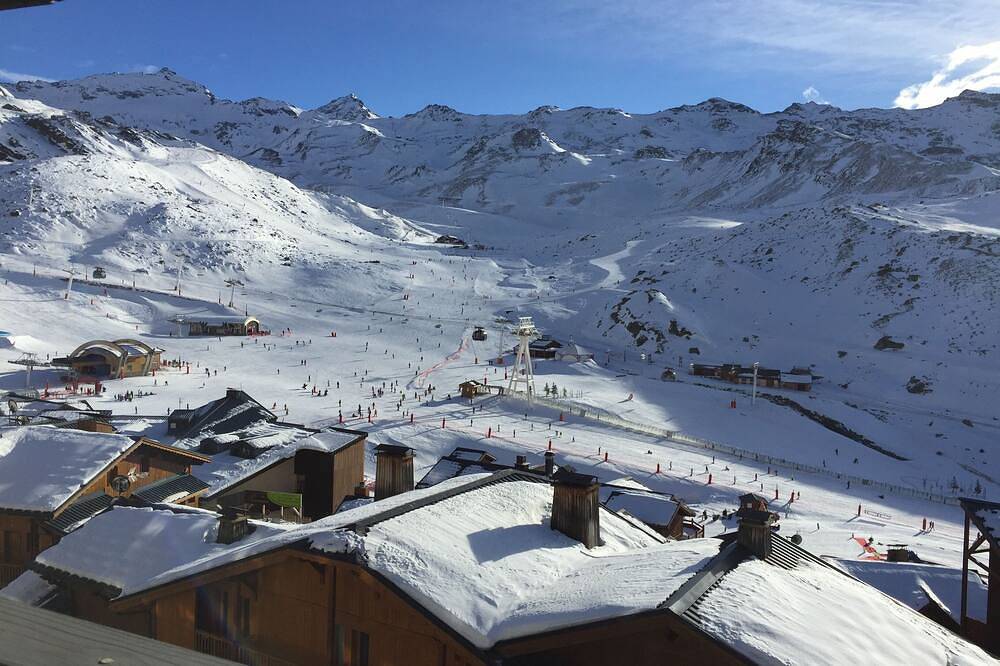 Ganze Wohnung, 6. Stock Wohnung südlich von 58m2 mit Blick auf in Val Thorens, Les Trois Vallées