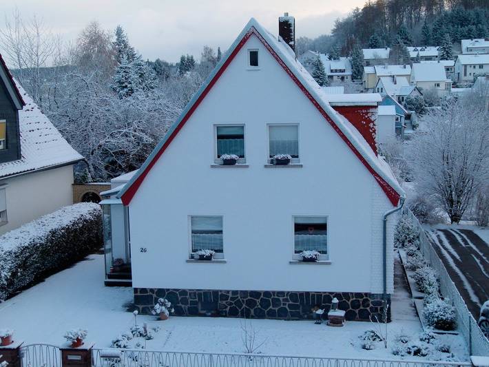 Ganze Wohnung, Ferienhaus Strolch - Ferienhaus Strolch mit 87qm, 2 Schlafzimmer, max. 4 Personen in Lauterbach, Vogelsberg Region