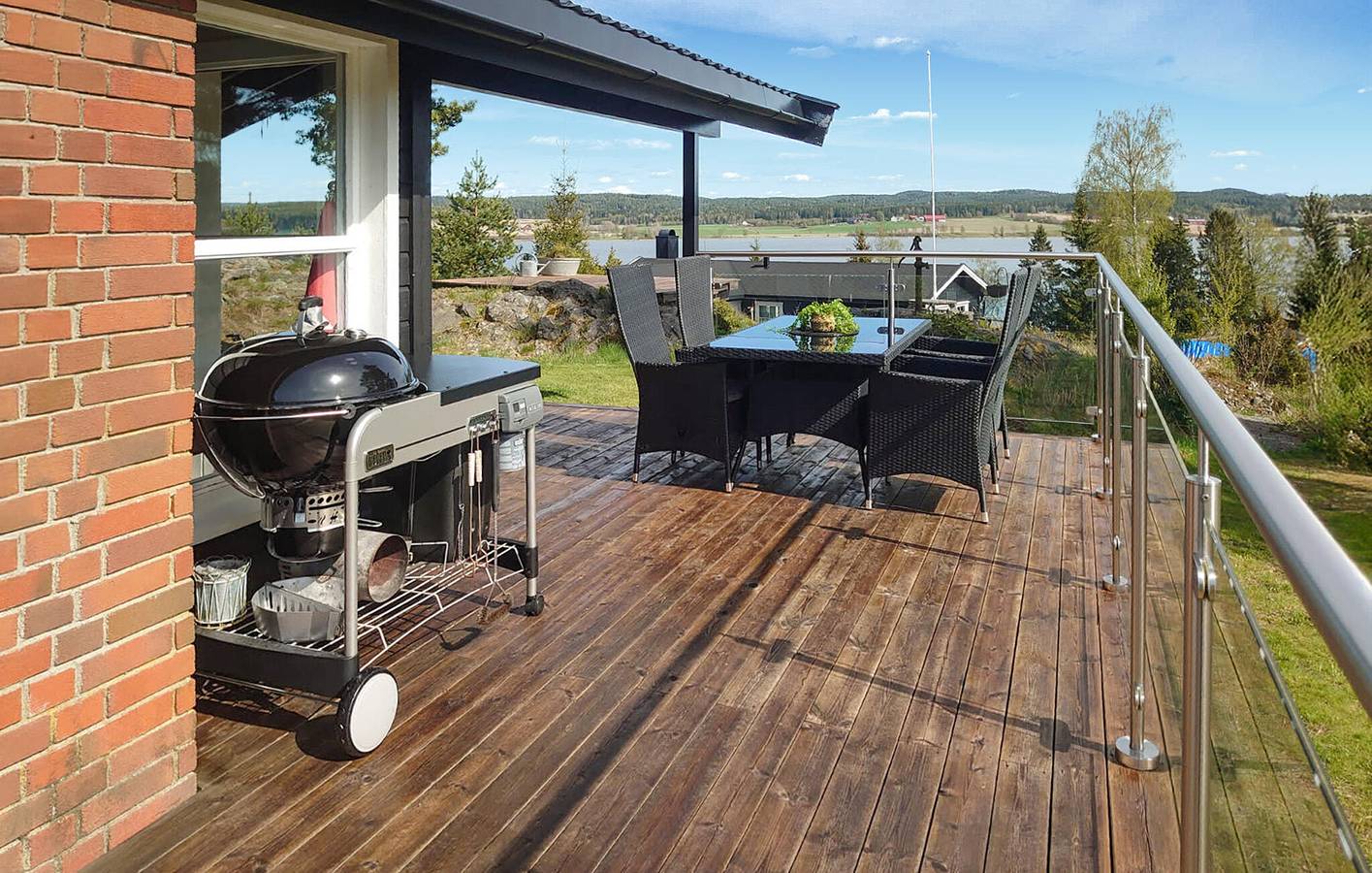 Ferienhaus für 6 Personen mit Terrasse in Trøgstad