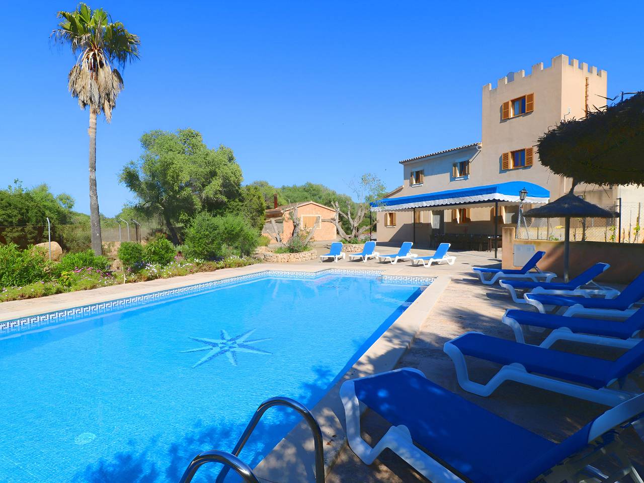 Villa rustique à Campos avec piscine privée, 5 chambres pour 7 pers in Campos, Majorque du Sud