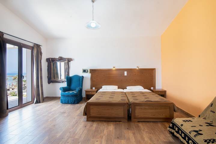 Hel studio-lejlighed, Studio for 3 personer med balkon in Arillas, Korfu